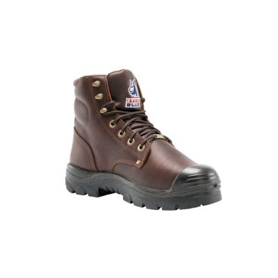 Image showing  Men's Steel Toe Argyle Met Bump Cap Met Guard Work Boots, 6 in.