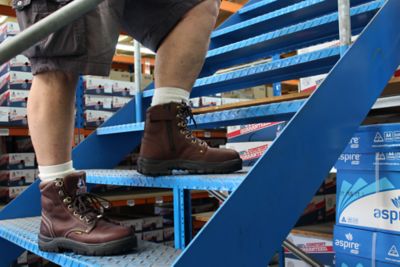 Image showing  Men's Steel Toe Argyle Zip Bump PR Met Guard Work Boots, 6 in.