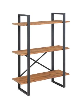 northbeam 3-Tier Live Edge Solid Wood Shelf