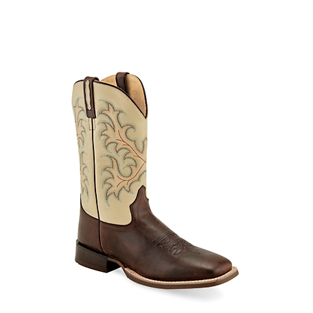 Old West Men's Broad Square Toe Boots