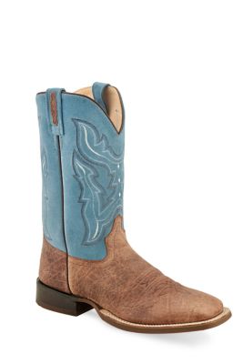 Old West Men's Broad Square Toe Boots