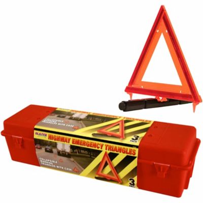 Safety Triangles Grote 71422 3pc Emergency Warning Triangle Kit for sale online 