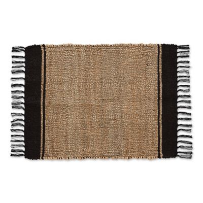 Design Imports Jute Chevron Hand Loomed Rug