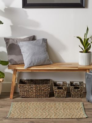 Image showing  Jute Chevron Hand Loomed Rug