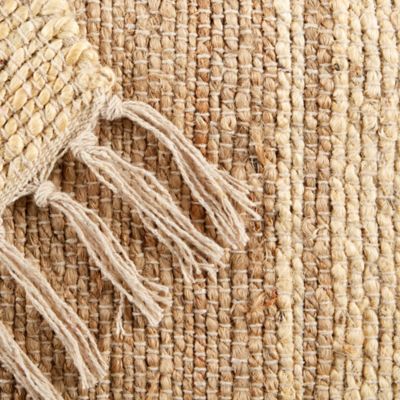 Image showing  Jute Chevron Hand Loomed Rug