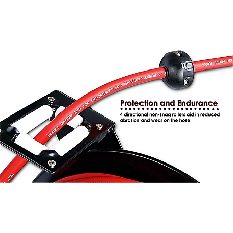Freeman 1/4 in. x 65 ft. Compact Retractable Air Hose Reel with Fittings at  Tractor Supply Co.