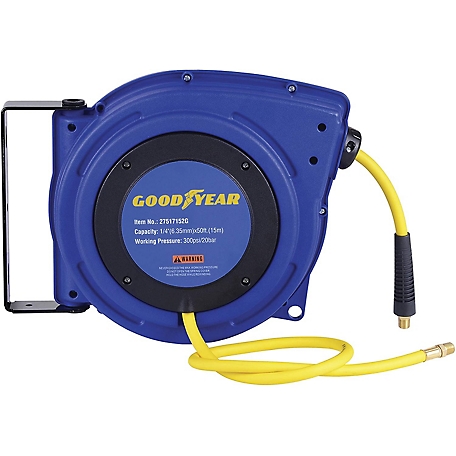 Goodyear 1/4 in. x 50 ft. Retractable Air-Hose Reel at Tractor Supply Co.