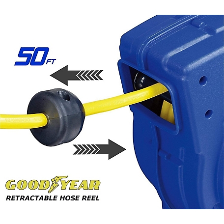 Goodyear 1/4 in. x 50 ft. Retractable Air-Hose Reel at Tractor Supply Co.