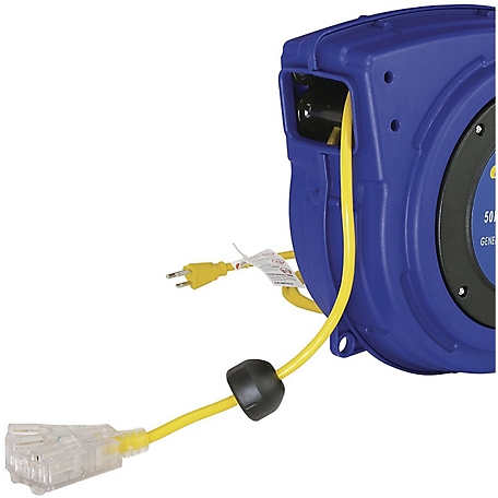 Goodyear 50 ft. Indoor/Outdoor Retractable Extension Cord Reel at Tractor  Supply Co.