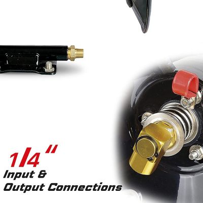 Image showing  3/8 in. x 100 ft. Hand Crank Air Compressor Hose Reel without Hose