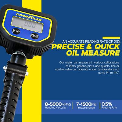 Image showing  3.6V Battery-Powered Digital Oil Control Valve Dispensing Nozzle, 10 GPM