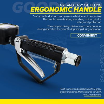Goodyear Digital Oil Control Valve Dispensing Nozzle, 10 GPM TRI 【FFF様御専用】パジャマ