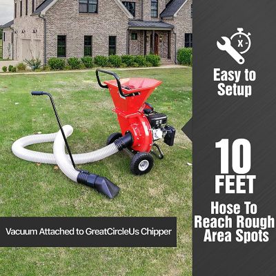 Image showing  Universal Wood Chipper, Shredder, Mulcher and Leaf Vacuum Kit