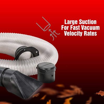 Image showing  Universal Wood Chipper, Shredder, Mulcher and Leaf Vacuum Kit