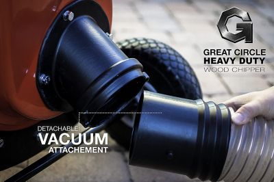 Image showing 5 th GCM Universal Wood Chipper, Shredder, Mulcher and Leaf Vacuum Kit