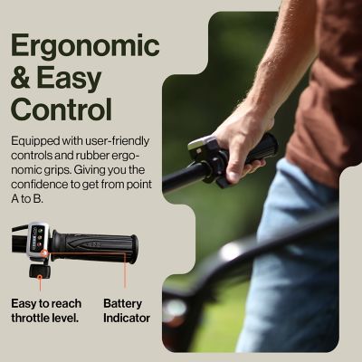 Image showing  4 cu. ft. 330 lb. Capacity Electric Wheelbarrow/Utility Cart