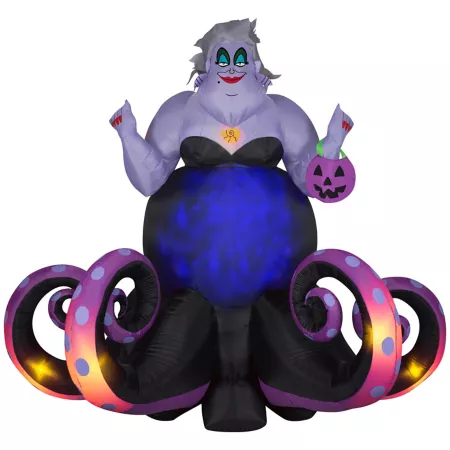 Gemmy 72.05" Animated Projection Ursula Inflatable Halloween Decoration Halloween Inflatables