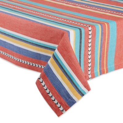 Image showing  Verano Stripe Tablecloth