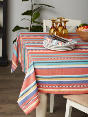 Image showing  Verano Stripe Tablecloth