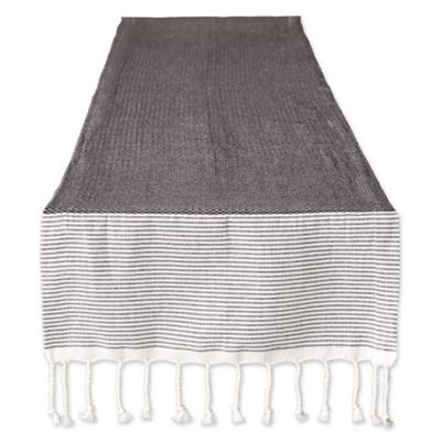 Design Imports Bordered Dobby Table Runner