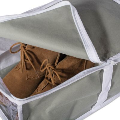 Image showing  Closet Storage Bins, Gray, 24 in. x 18 in. x 12 in., 2 pc.