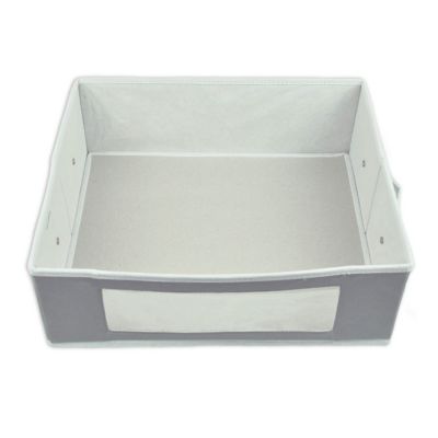 Image showing  Closet Storage Bin, 15.5 in. x 5.5 in. x 14 in., Gray