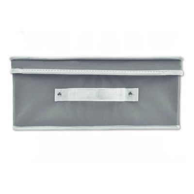 Image showing  Closet Storage Bin, 15.5 in. x 5.5 in. x 14 in., Gray