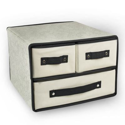 Design Imports Closet Storage Bin with 3 Drawers