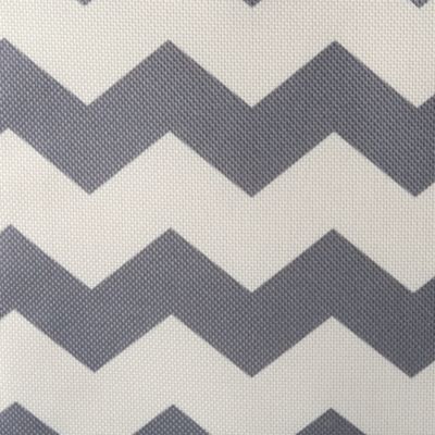 Image showing  Gray Chevron Poly Trapezoid Storage Bin, 20 in. x 14 in. x 11 in.