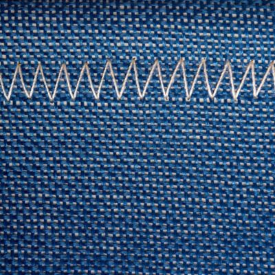 Image showing  Zig-Zag Trapezoid Storage Bin, 13 in. x 13 in. x 13 in., Blue