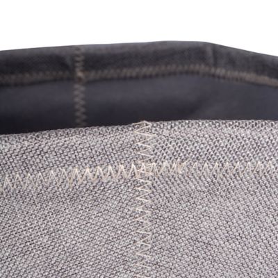 Image showing  Zig-Zag Trapezoid Storage Bin, 12 in. x 10 in. x 8 in., Gray