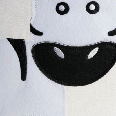 Image showing  Kids' Zebra Felt Cube Storage Bin, 13 in. x 13 in. x 13 in.