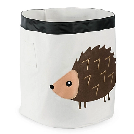 Design Imports Kids' Felt Storage Bin, Hedgehog