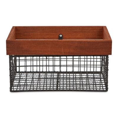 Image showing  Farmhouse Basket Set, Bronze, 3 pc.