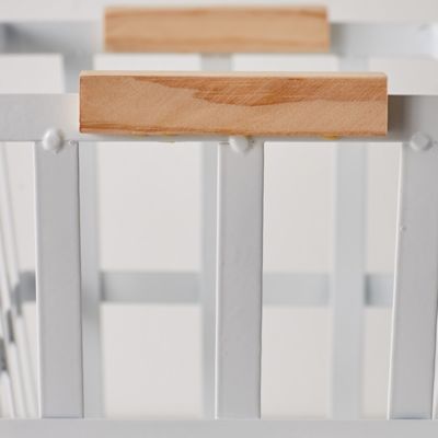 Image showing  Modern Metal Wire Baskets, White, 3-Pack