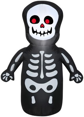 Gemmy Airblown Happy Skeleton Inflatable Decoration