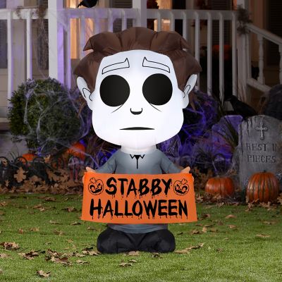 Image showing  Airblown Universal Stylized Michael Myers Decor, Small