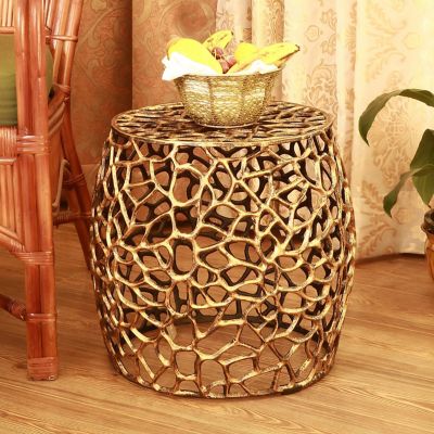 Image showing  Branch and Lattice Pattern Garden Patio Stool