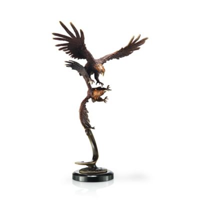 SPI Home Double Flying Eagles Sculpture