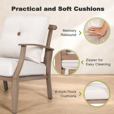 Image showing  4 pc. Outdoor Aluminum Furniture Set, SAS094-01-KF