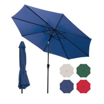 Image showing  10 ft. Outdoor Aluminum Patio Umbrella, Blue