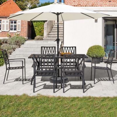 Image showing 9 th Nuu Garden 7.5 ft. Round Patio Vented Umbrella, Beige