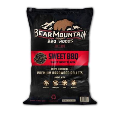Bear Mountain Sweet Craft Blend BBQ Wood Pellets, 20 lb.