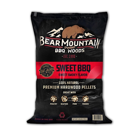 Bear Mountain Sweet Craft Blend BBQ Wood Pellets, 20 lb.