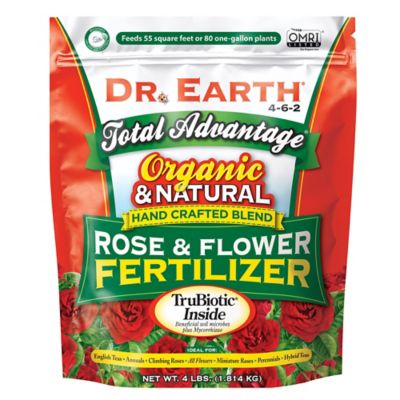 Dr. Earth 4 lb. 60 sq. ft. Total Advantage Rose and Flower Fertilizer