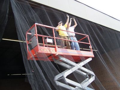 Image showing  25 ft. x 50 ft. Knotted Heavy-Duty Bird Netting