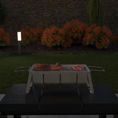 Image showing 5 th Fire Sense Charcoal Stainless Steel Foldaway Grill