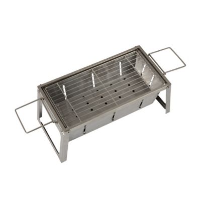 Image showing 6 th Fire Sense Charcoal Stainless Steel Foldaway Grill