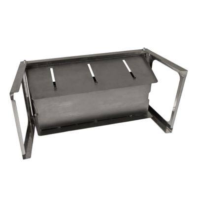 Image showing 12 th Fire Sense Charcoal Stainless Steel Foldaway Grill