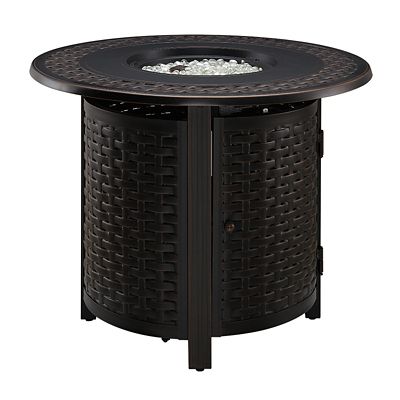 Image showing  Hendricks Round Aluminum Propane Fire Pit
